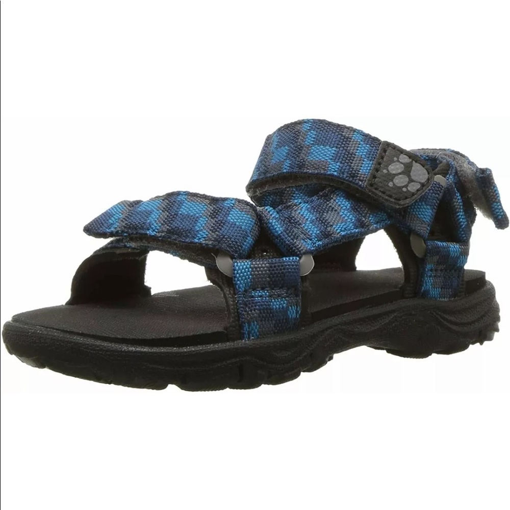 Jack Wolfskin Outfresh Deluxe Strap Hiking Sandals Blue/Grey Sz 6.5